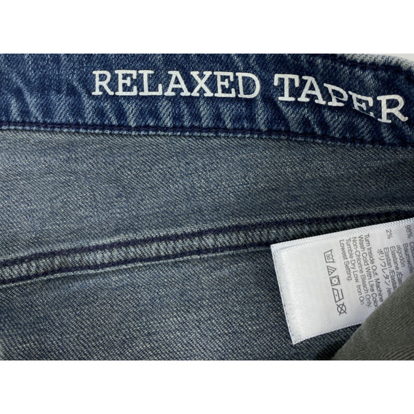 Madewell Jeans Womens 31 x 28 Relaxed Tapered Blue Medium Wash Denim Stretch - Picture 4 of 12